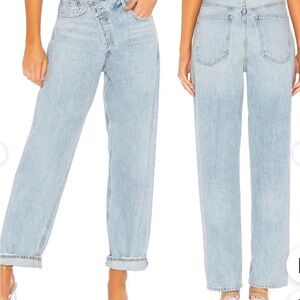 AGOLDE Criss Cross upsized straight jean